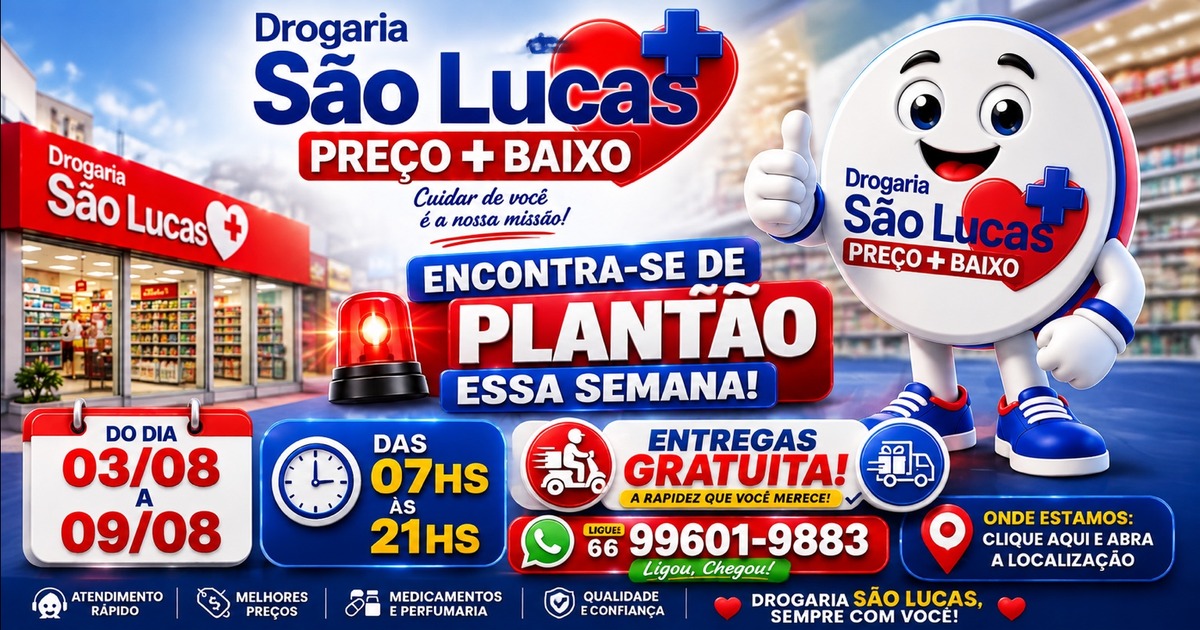 Drogaria São Lucas — toque para falar pelo WhatsApp