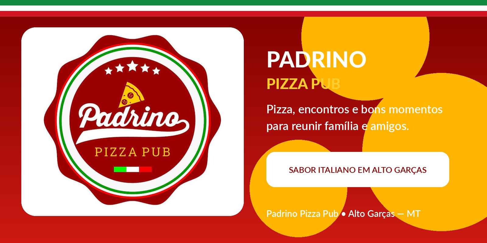 Pizzaria Padrino em Alto Garças